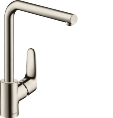 Hansgrohe Spültischmischer 280 Focus M41 1jet edelstahl-optik, 305 mm, Farbe silber Bild 2