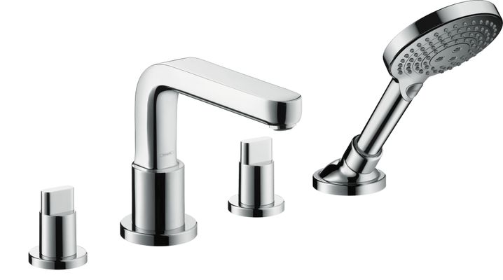 Hansgrohe Grundkörper 4-Loch Wannenarmatur, für Wannenrandmontage, mit Secuflexbox Bild 3