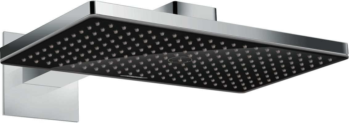 Hansgrohe Kopfbrause Rainmaker Select 460 1jet schwarz / chrom, mit Brausearm 450 mm, 156 x 466 x 591 x 591 mm, Farbe schwarz, chrom Bild 2
