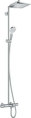 Hansgrohe Showerpipe Crometta E 240 1jet KB, HB und Wannen-Thermostat-AP, 1775 x 304 x 470 x 470 mm, Farbe chrom Bild 2