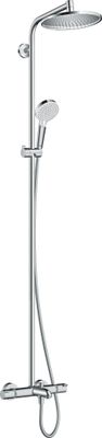 Hansgrohe Showerpipe Crometta S 240 KB, HB und Wannen-Thermostat-AP, 1572 x 304 x 468 mm, Farbe chrom Bild 2