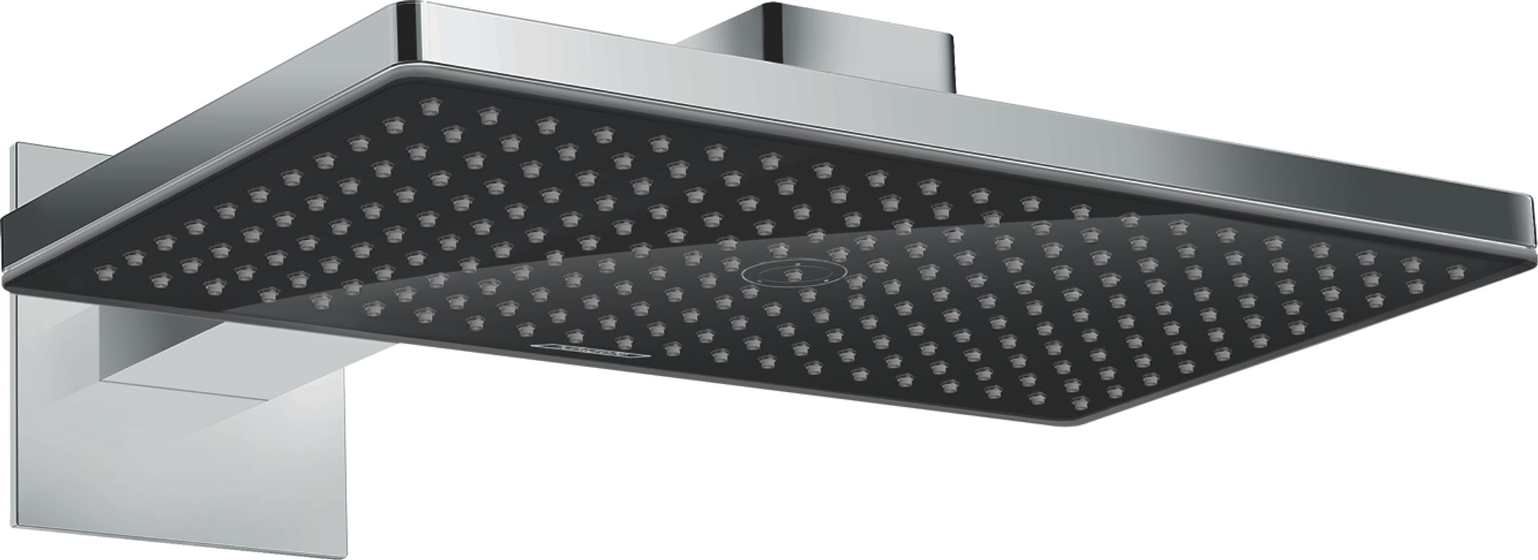 Hansgrohe Kopfbrause Rainmaker Select 460 1jet schwarz / chrom, mit Brausearm 450 mm, 156 x 466 x 591 x 591 mm, Farbe schwarz, chrom Bild 1