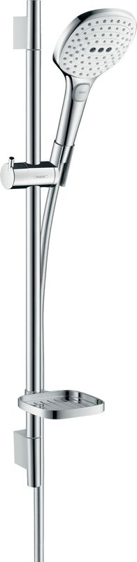 Hansgrohe Brausenset Raindance Select E 120 Eco Unica S Puro 650 mm weiss / chrom, Farbe weiß, chrom Bild 1
