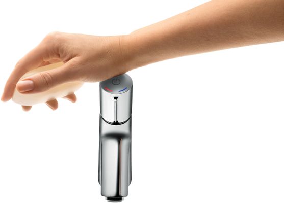 Hansgrohe Waschtischmischer 100 Talis Select S, ohne Ablaufgarnitur, Farbe chrom Bild 8