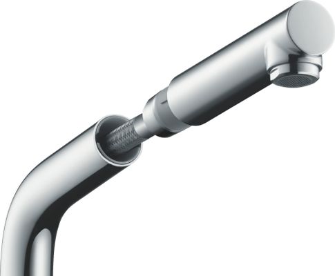 Hansgrohe Spültischmischer 320 Metris M71 Ausziehauslauf 1jet sBox, 356 mm, Farbe chrom Bild 2