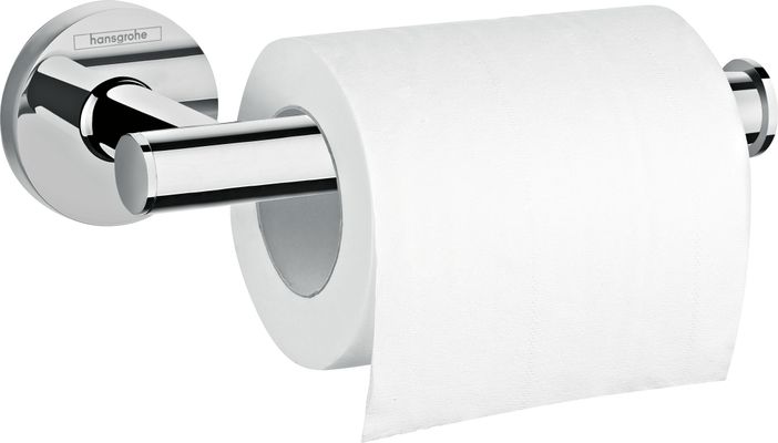 Hansgrohe Toilettenpapierhalter ohne Deckel, verdeckte Befestigung, 55 x 77 x 161 x 77 mm, Farbe chrom Bild 2