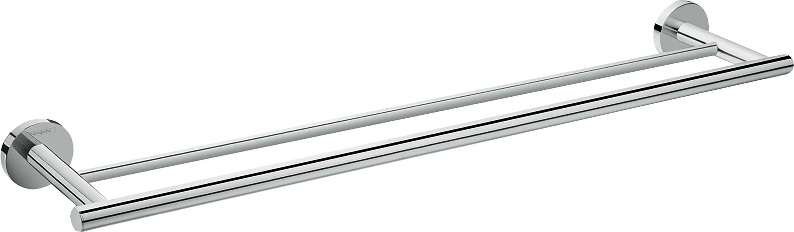Hansgrohe Doppel-Badetuchhalter Logis Universal, 55 x 127 x 127 mm, Farbe chrom Bild 1