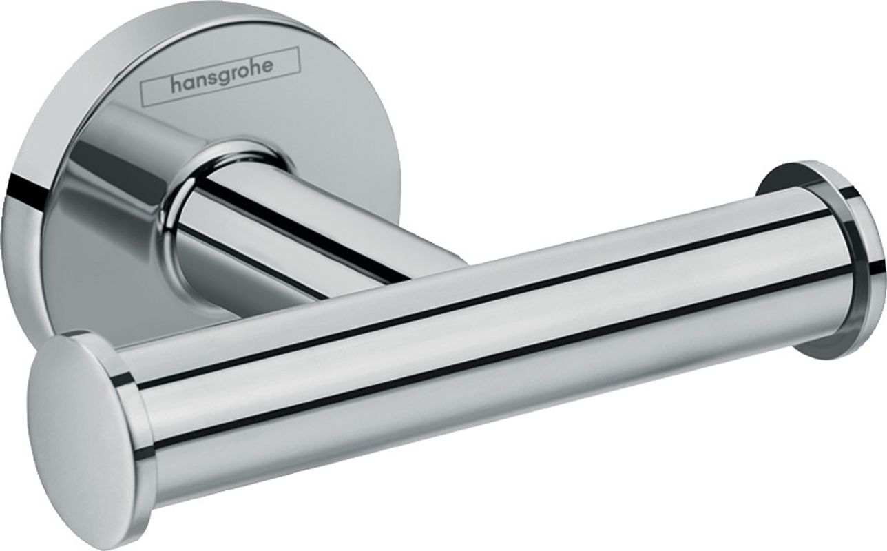 Hansgrohe Doppelhaken Logis Universal, 55 x 77 x 77 mm, Farbe chrom Bild 1