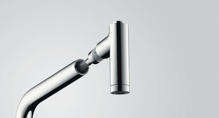 Hansgrohe Spültischmischer 320 Metris Select M71 Ausziehauslauf 1jet, 445 mm, Farbe chrom Bild 2