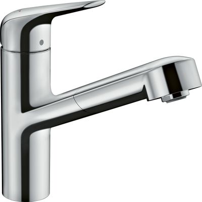 Hansgrohe Spültischmischer 150 Focus M42 Ausziehauslauf 1jet sBox, 222 mm, Farbe chrom Bild 2