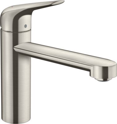 Hansgrohe Spültischmischer 120 Focus M42 1jet edelstahl-optik, 221 mm, Farbe silber Bild 2
