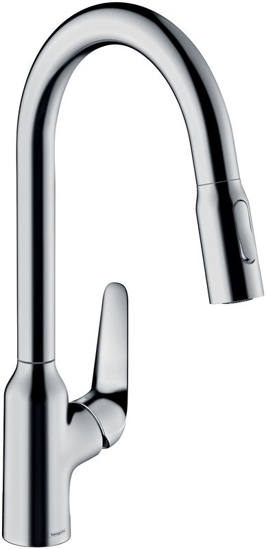 Hansgrohe Spültischmischer 220 Focus M42 Ausziehbrause 2jet, 400 mm, Farbe chrom Bild 1