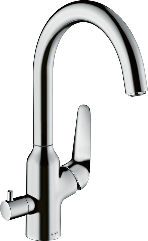 Hansgrohe Spültischmischer 220 Focus M42 Geräteabsperrventil 1jet, 348 mm, Farbe chrom Bild 1