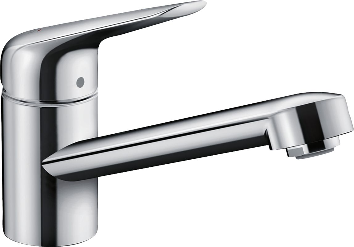 Hansgrohe Spültischmischer 100 Focus M42 Eco CoolStart, EcoSelection 1jet, 145 mm, Farbe chrom Bild 1