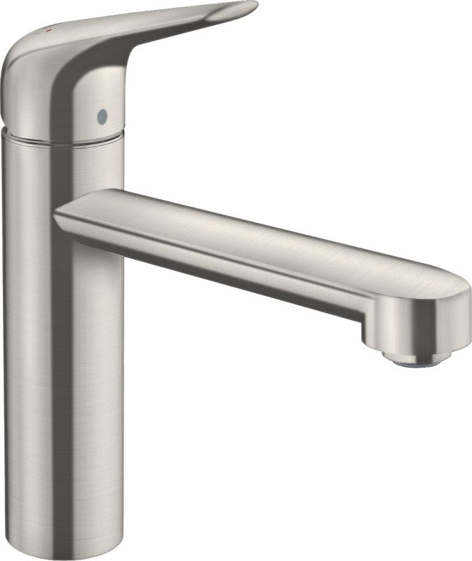 Hansgrohe Spültischmischer 120 Focus M42 1jet edelstahl-optik, 221 mm, Farbe silber Bild 1