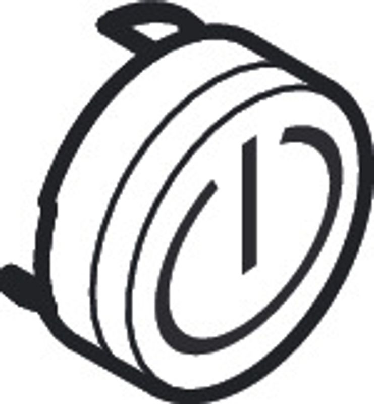Hansgrohe Druckknopf Symbol ON / OFF, Farbe weiß Bild 1