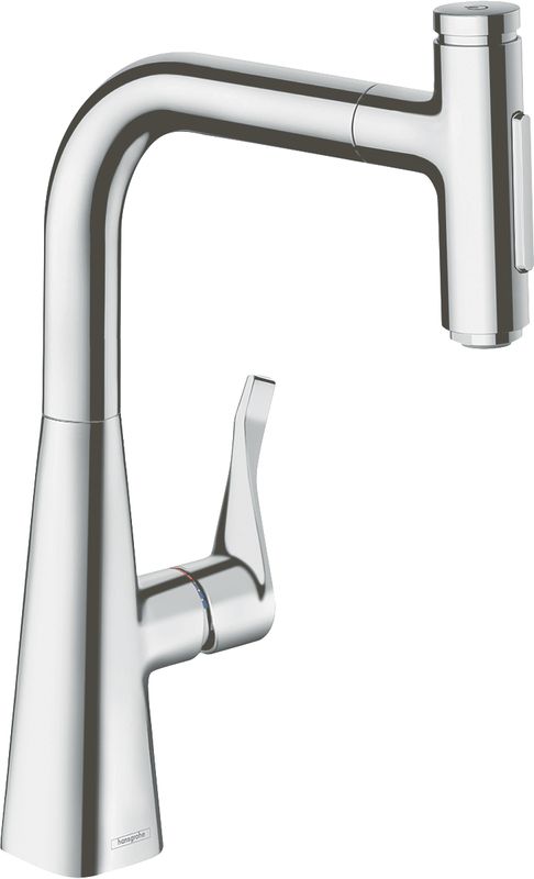 Hansgrohe Spültischmischer 240 Metris Select M71 Ausziehbrause 2jet, 350 mm, Farbe chrom Bild 1