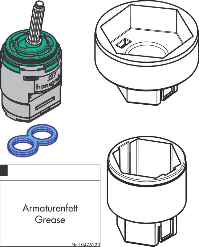 Hansgrohe Joystick - Kartusche J27 Bild 1