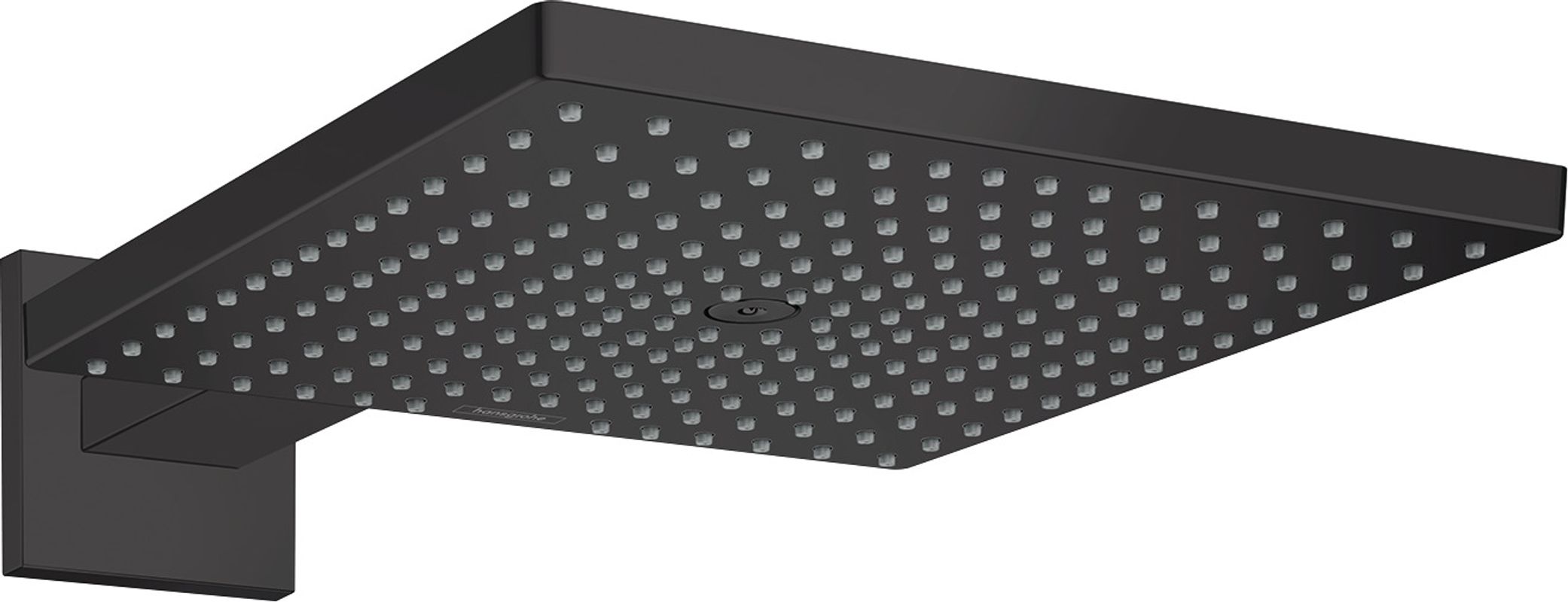 Hansgrohe Kopfbrause Raindance E 300 1jet mit Brausearm 390 mm,300 x 300 mm, matt, 110 x 300 x 300 x 540 x 540 mm, Farbe schwarz Bild 1