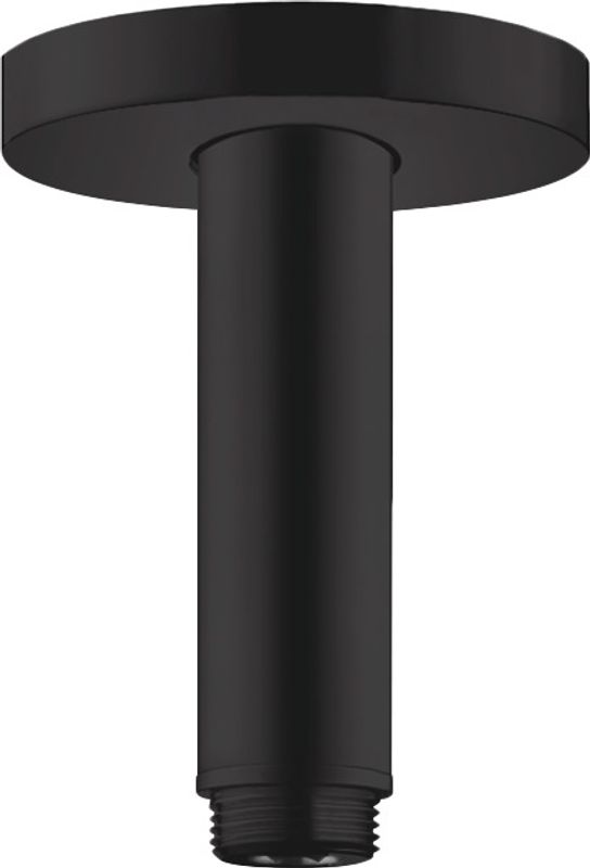 Hansgrohe Decken-Anschlussstück S Länge 100 mm, 1/2", matt, 80 mm, Farbe schwarz Bild 1