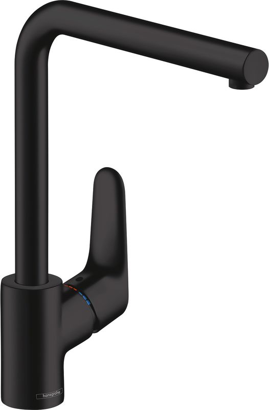 Hansgrohe Spültischmischer 280 Focus M41 1jet matt, 305 mm, Farbe schwarz Bild 1