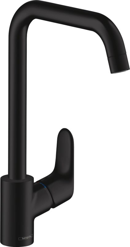 Hansgrohe Spültischmischer 260 Focus M41 1jet matt, 338 mm, Farbe schwarz Bild 1