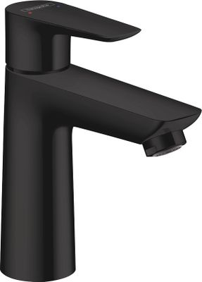 Hansgrohe Einhebel-Waschtischmischer 110, CoolStart, mit Ablaufgarnitur, Ausladung 112 mm, schwar, Farbe schwarz Bild 2