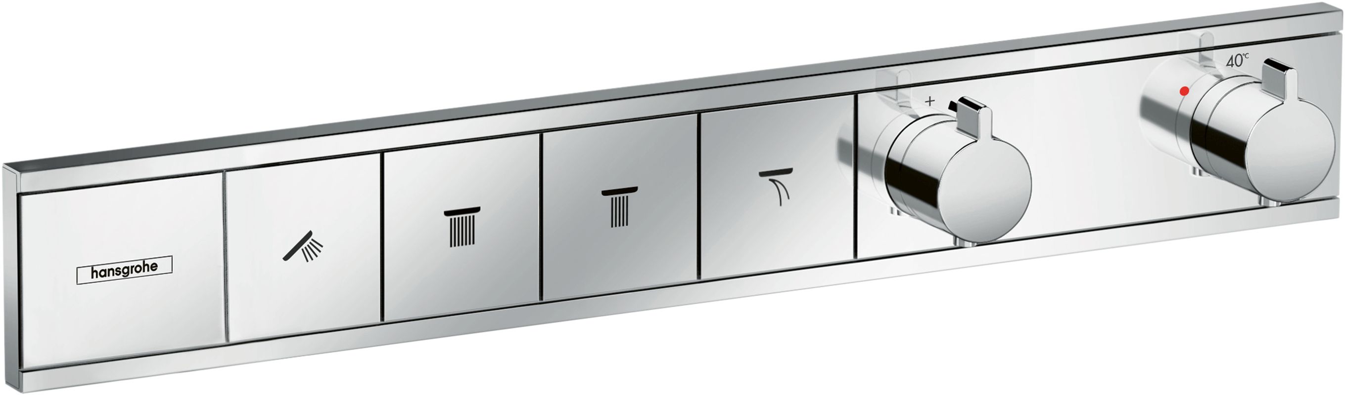Hansgrohe UP-Thermostat Fertigset, für Fertigset 4 Verbraucher, Farbe chrom Bild 1