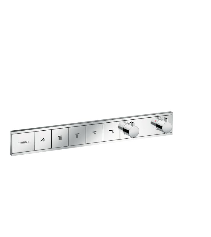 Hansgrohe UP-Thermostat Fertigset, für Fertigset 5 Verbraucher, Farbe chrom Bild 1