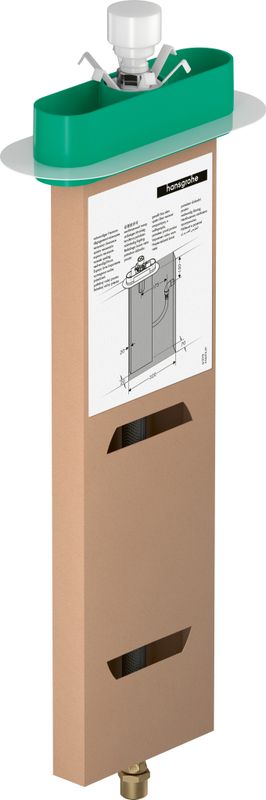 Hansgrohe Grundset sBox für Wannen-/Fliesenrand, Anschlussgewinde R 1/2, 600 mm Bild 1