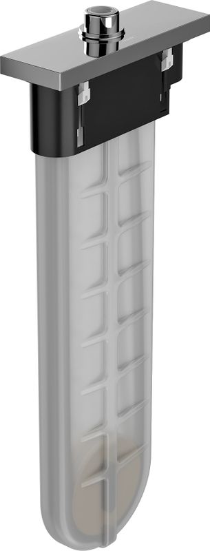 Hansgrohe Fertigset Wannenrand sBox square eckig, Farbe silberfarben Bild 1