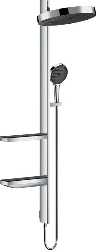 Hansgrohe Showerpipe Rainfinity 360 1jet, 1400 x 482 x 450 mm, Farbe chrom Bild 1