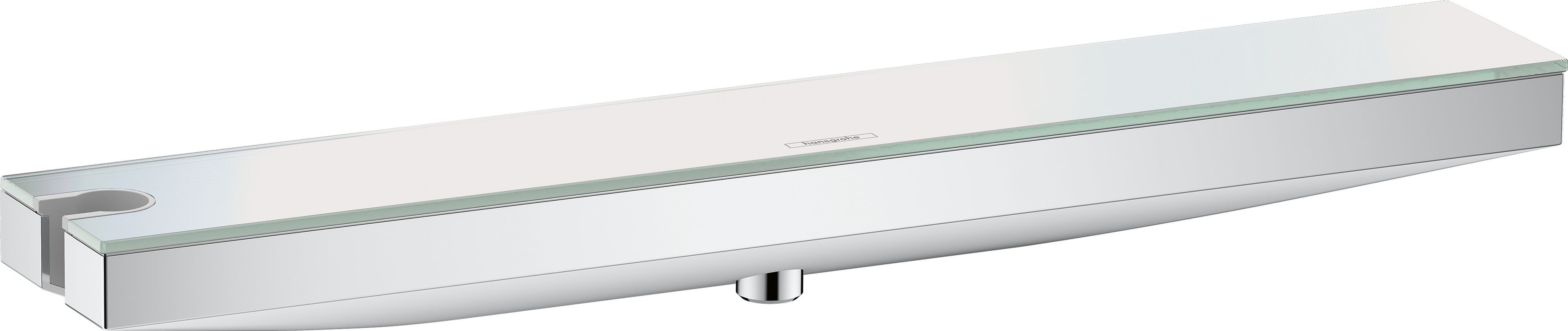 Hansgrohe Schlauchanschluss Rainfinity Porter 500, mit Ablage L, Farbe chrom Bild 1