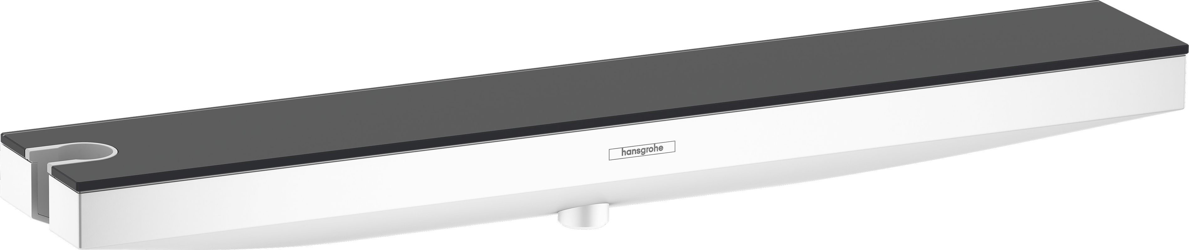 Hansgrohe Schlauchanschluss Rainfinity Porter 500, mit Ablage L, matt, Farbe weiß Bild 1