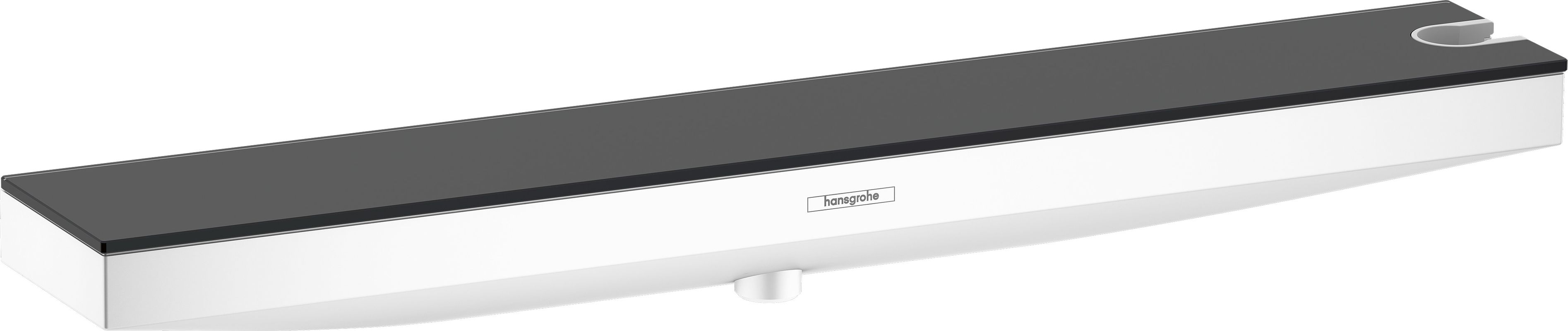 Hansgrohe Schlauchanschluss Rainfinity Porter 500 matt, mit Ablage R, Farbe weiß Bild 1