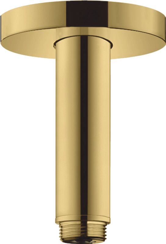Hansgrohe Decken-Anschlussstück S DN 15 100 mm PGO, 80 mm, Farbe gold Bild 1