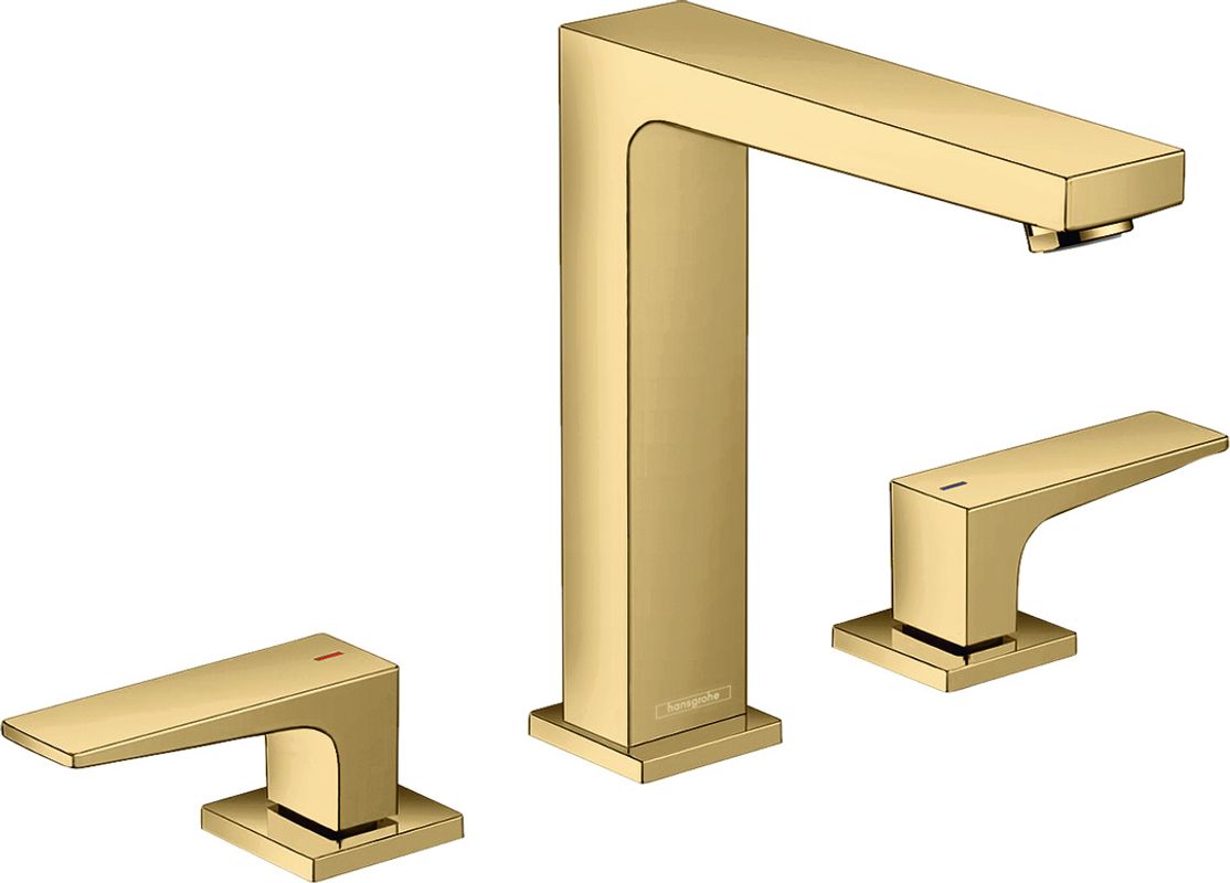 Hansgrohe 3-Loch Waschtischarmatur 160 Metropol PGO, Farbe gold Bild 1