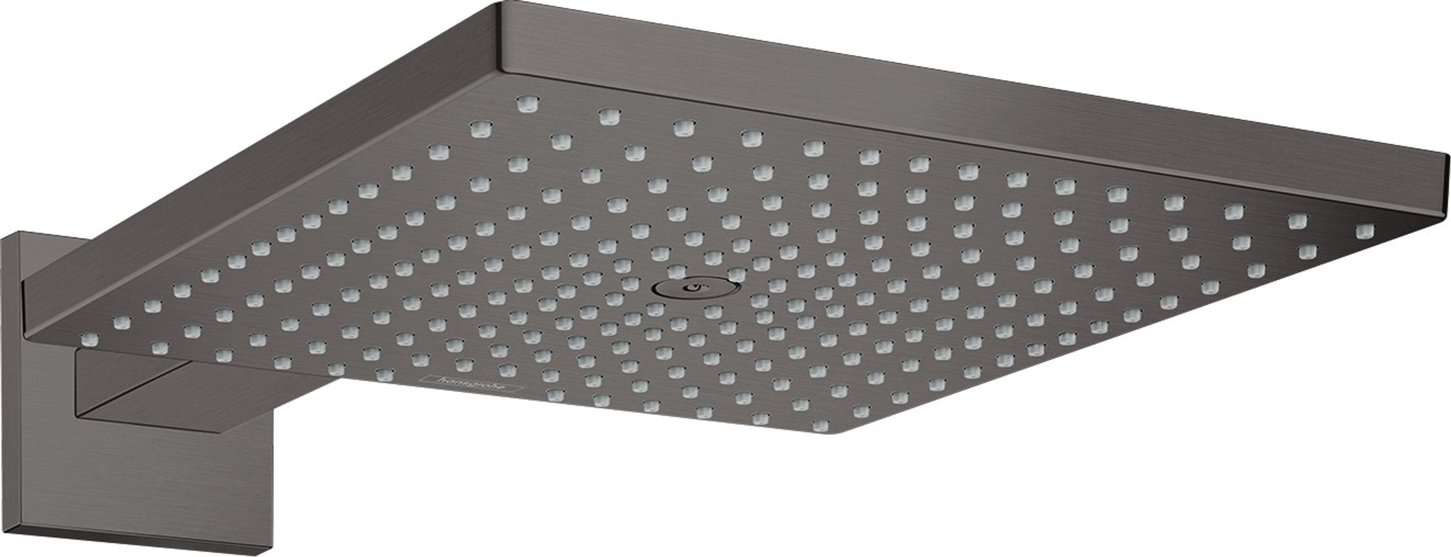 Hansgrohe Kopfbrause Raindance E 300 1-strahlig, Brausearm 390 mm, brushed, 110 x 300 x 540 x 540 mm, Farbe black chrome Bild 1
