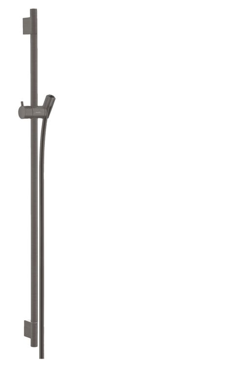 Hansgrohe Brausenstange Unica S Puro 90 mit Brauseschlauch 1600 mm, brushed, 1008 mm, Farbe black chrome Bild 1