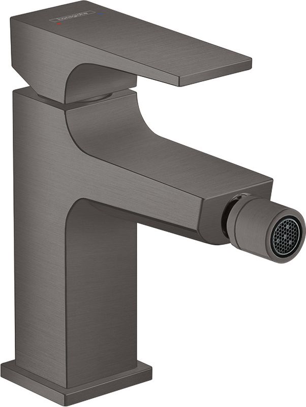 Hansgrohe Bidetmischer Metropol, mit Push-Open Ablaufgarnitur BBC, Farbe black chrome Bild 1