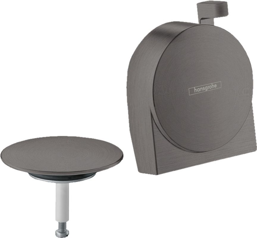 Hansgrohe Ein-, Ab- und Überlaufgarnitur Exafill S Fertigset Brushed, Farbe black chrome Bild 1