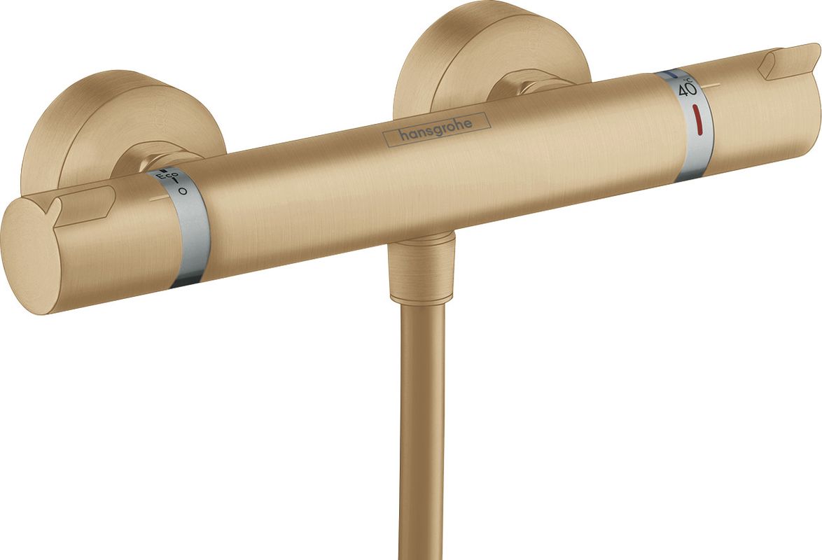 Hansgrohe Thermostat Ecostat Comfort Brausenmischer Aufputz BBR, DN 15, Farbe bronze Bild 1