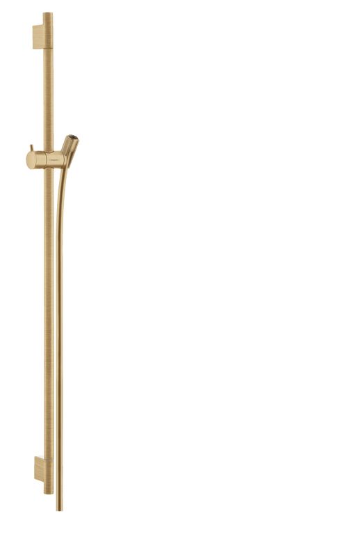 Hansgrohe Brausenstange Unica S Puro 90 mit Brauseschlauch 1600 mm, brushed, 1008 mm, Farbe bronze Bild 1