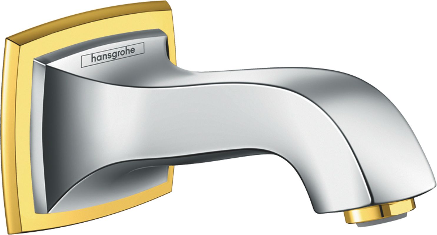 Hansgrohe Wanneneinlauf Metropol Classic DN 20 chrom / gold, 158 mm, Farbe chrom, gold Bild 1