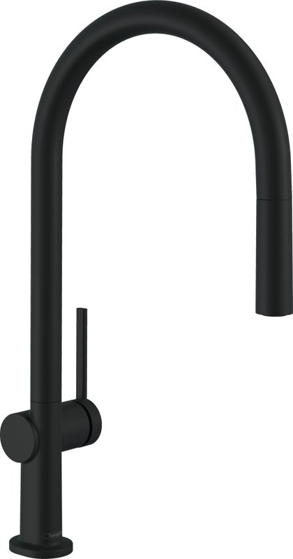 Hansgrohe Spültischmischer 210 Talis M54 Ausziehauslauf 1jet matt, 435 mm, Farbe schwarz Bild 1