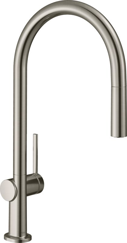 Hansgrohe Spültischmischer 210 Talis M54 Ausziehauslauf 1jet edelstahl-optik, 435 mm, Farbe silber Bild 1