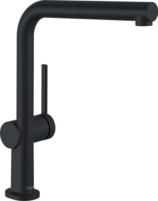 Hansgrohe Spültischmischer 270 Talis M54 Ausziehauslauf 1jet sBox matt, 296 mm, Farbe schwarz Bild 1