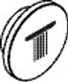 Hansgrohe Axor ShowerSolutions Symbol Kopfbrause für AXOR Shower Solutions Thermostatmodul Select, Farbe silberfarben Bild 1