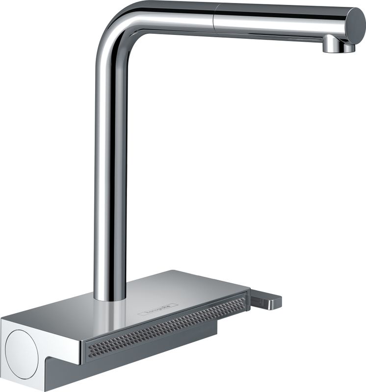 Hansgrohe Spültischmischer 250 Aquno Select M81 Ausziehauslauf 2jet sBox, 281 mm, Farbe chrom Bild 1