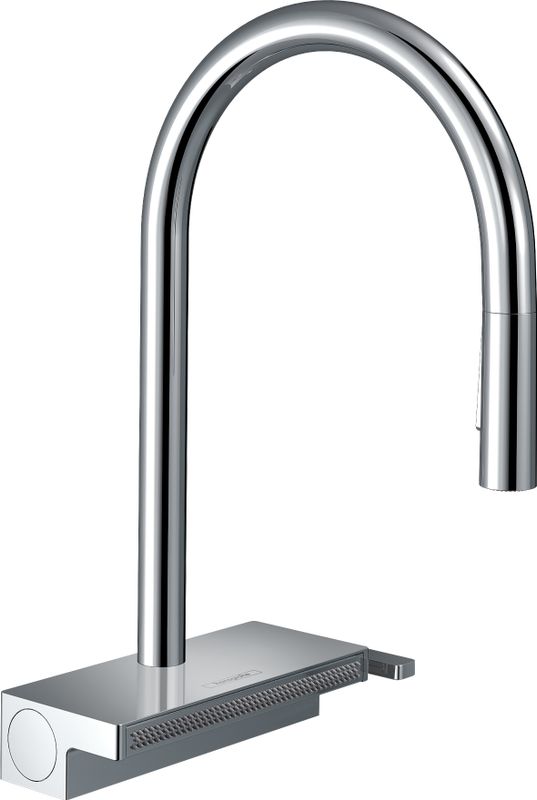 Hansgrohe Spültischmischer 170 Aquno Select M81 Ausziehbrause 3jet, 390 mm, Farbe chrom Bild 1